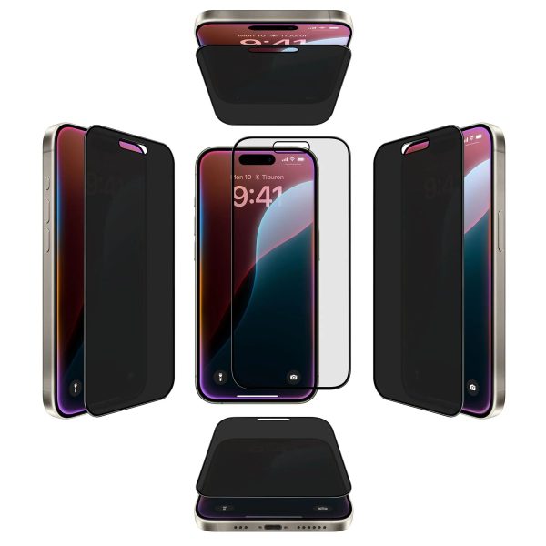 iPhone 16 Plus / 15 Plus / 14 Pro Max Torrii Bodyglass Screen Protector Glass - 4-Way Privacy - Tashqila