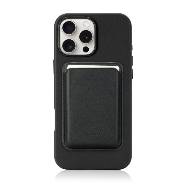 iPhone 16 Pro Max Torrii Koala MagSafe Case + Wallet Stand - Black - Tashqila