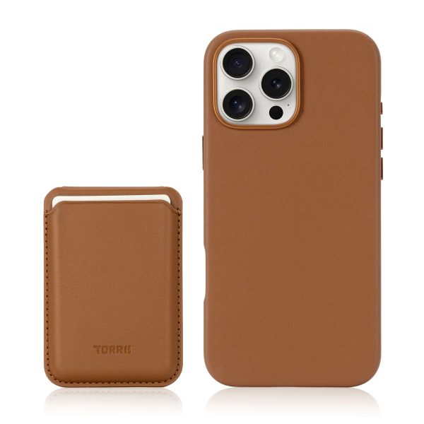 iPhone 16 Pro Max Torrii Koala MagSafe Case + Wallet Stand - Brown - Tashqila