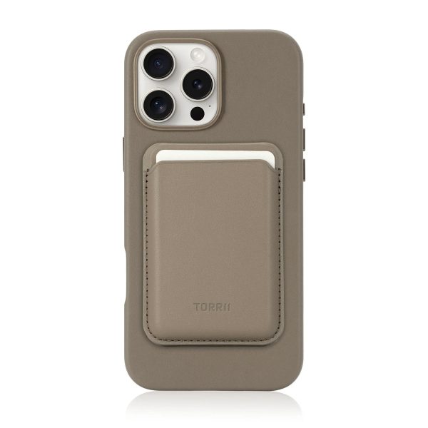 iPhone 16 Pro Max Torrii Koala MagSafe Case + Wallet Stand - Slate Gray - Tashqila