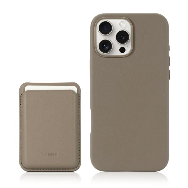 iPhone 16 Pro Max Torrii Koala MagSafe Case + Wallet Stand - Slate Gray - Tashqila