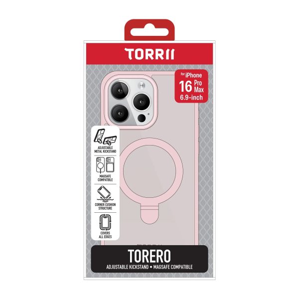 iPhone 16 Pro Max Torrii Torero Stand Magsafe Cover - Pink - Tashqila