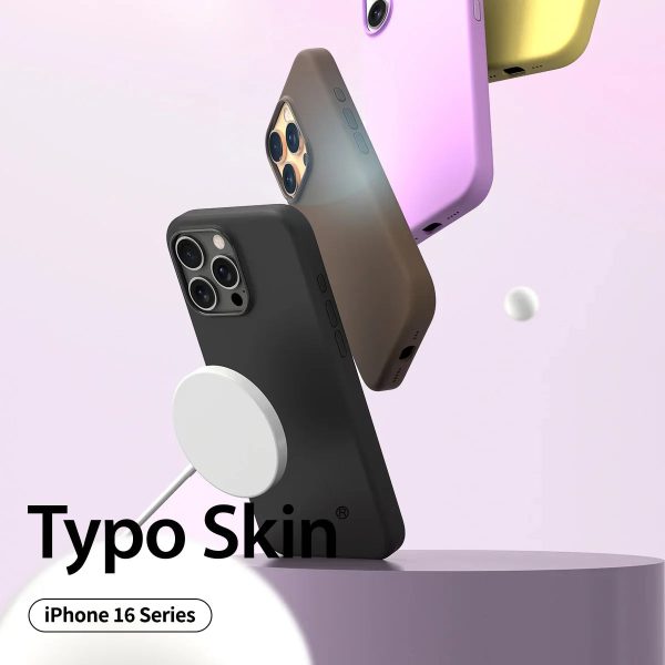 iPhone 16 Pro Max Araree Typo Skin Cover - Yellow - Tashqila