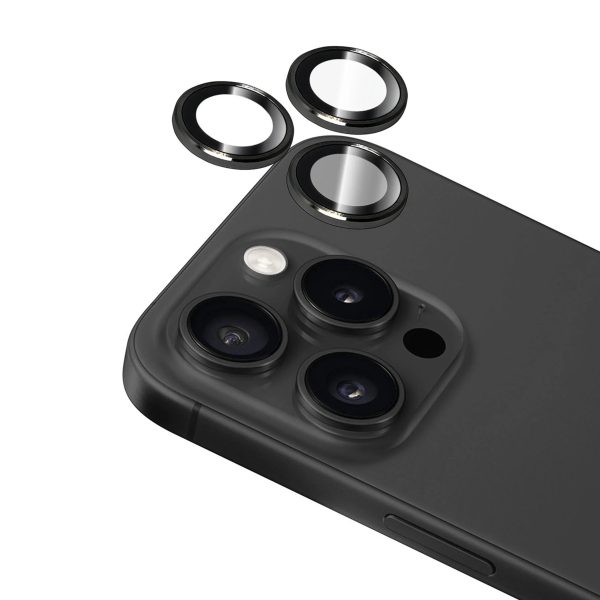 iPhone 16 Pro/ 16 Pro Max Araree Camera Lens Ring Protection - Clear - Tashqila