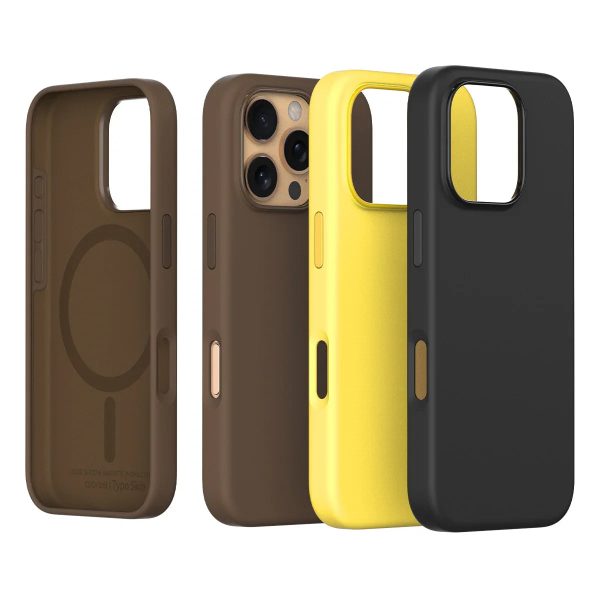 iPhone 16 Pro Araree Typo Skin Cover - Yellow - Tashqila