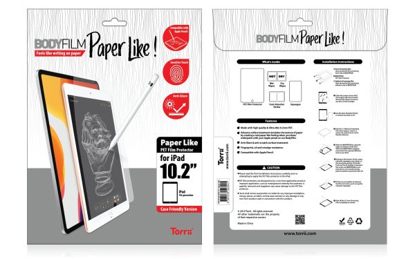 Torrii Bodyfilm For iPad 10.2 (2019) - Clear - Tashqila