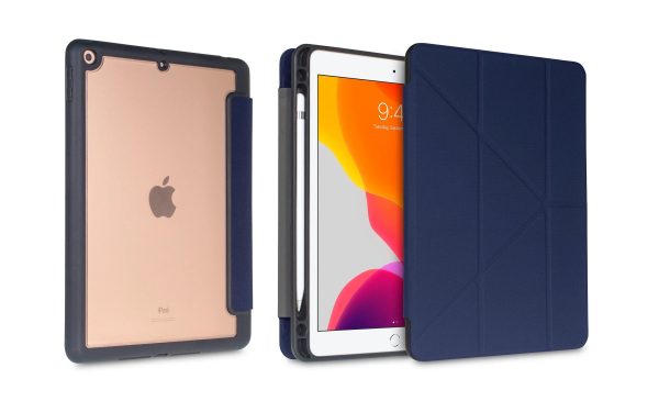 Torrii Torero Case With Pencil Slot For Apple iPad 10.2 (2019) - Dark Blue - Tashqila