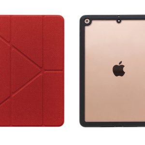 Torrii Torero Case With Pencil Slot For Apple iPad 10.2 (2019) - Red - Tashqila