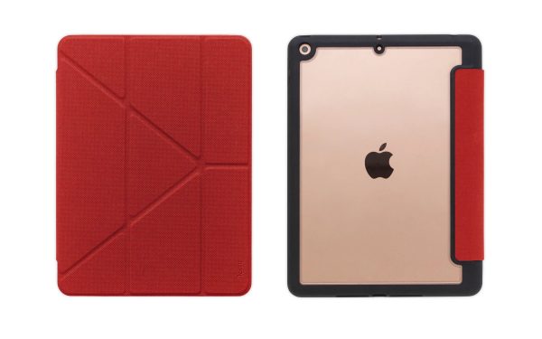 Torrii Torero Case With Pencil Slot For Apple iPad 10.2 (2019) - Red - Tashqila