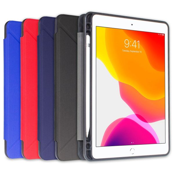 Torrii Torero Case With Pencil Slot For Apple iPad 10.2 (2019) - Red - Tashqila
