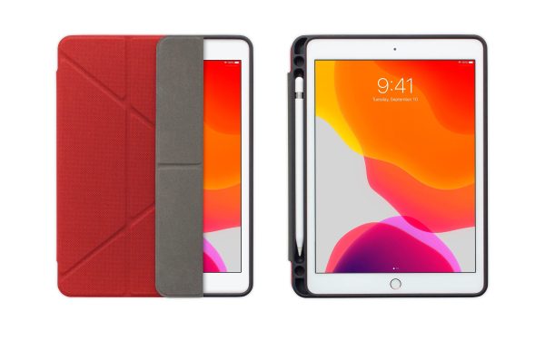 Torrii Torero Case With Pencil Slot For Apple iPad 10.2 (2019) - Red - Tashqila