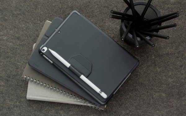 Torrii Torrio Wallet For iPad Mini 5 2019 With Apple Pencil Holder - Black - Tashqila
