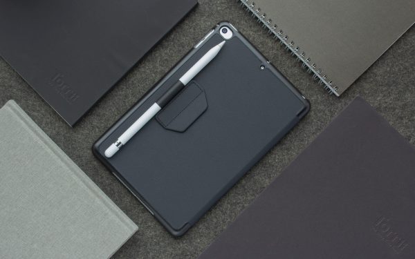 Torrii Torrio Wallet For iPad Mini 5 2019 With Apple Pencil Holder - Black - Tashqila