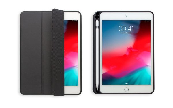 Torrii Torrio Plus Wallet For iPad Mini 5 2019 With Apple Pencil Slot - Black - Tashqila