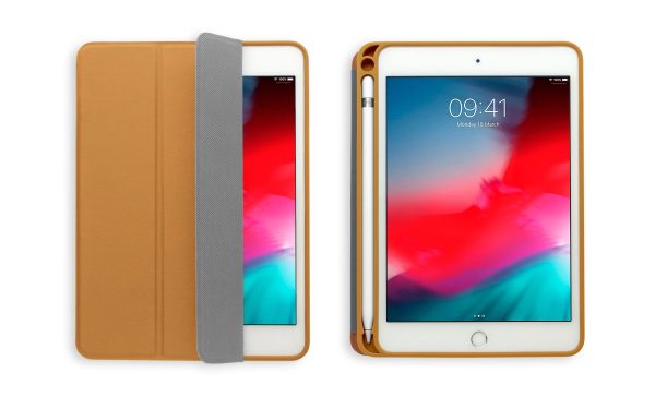 Torrii Torrio Plus Wallet For iPad Mini 5 2019 With Apple Pencil Slot - Brown - Tashqila