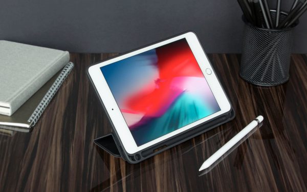 Torrii Torrio Plus Wallet For iPad Mini 5 2019 With Apple Pencil Slot - Black - Tashqila