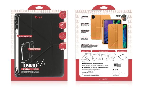 Torrii Torrio Plus Case For iPad Pro 11 (2020)- Black - Tashqila