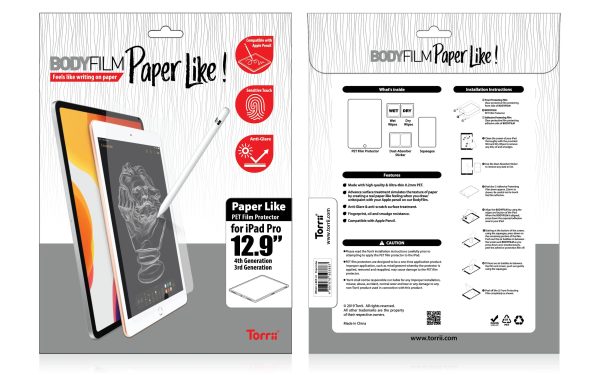 Torrii Bodyfilm For iPad Pro 12.9 (2020) - Clear - Tashqila