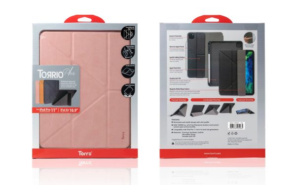 Torrii Torrio Plus For iPad Pro 11 (2021/2020/2018) & iPad Air 4 (2020) 10.9 - Pink - Tashqila