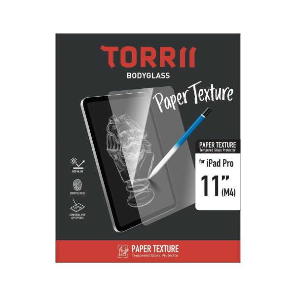 Torrii Bodyglass iPad Pro 11 (M4) Screen Protector - Paper Texture - Tashqila