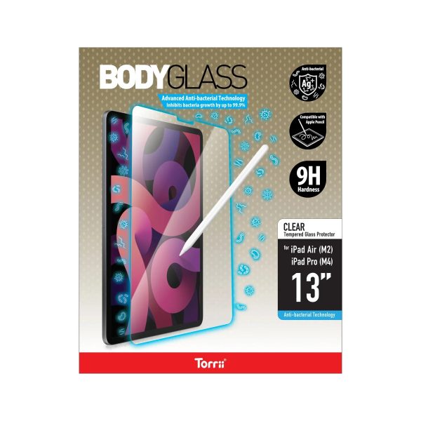 Torrii Bodyglass iPad Pro 13 (M4) & iPad Air 13 (M3 & M2) Screen Protector - Clear - Tashqila