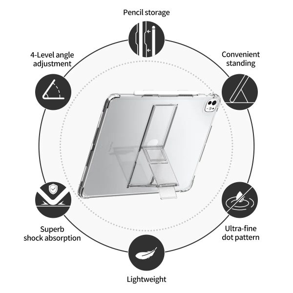 Araree Flexield Case For iPad Air 13 (M2) - Clear - Tashqila