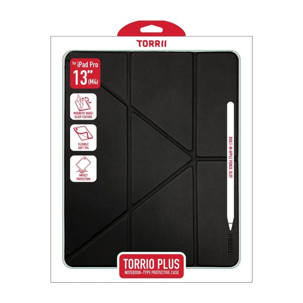 Torrii Torrio Plus for iPad Pro 13 (M4) - Black - Tashqila