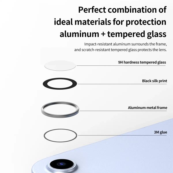 Araree Core Camera Metal Ring For iPad Air M2 11-In & 13-In - Clear - Tashqila