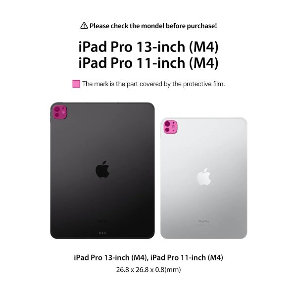 Araree Core Camera Glass For iPad Pro M4 11-In & 13-In - Clear - Tashqila