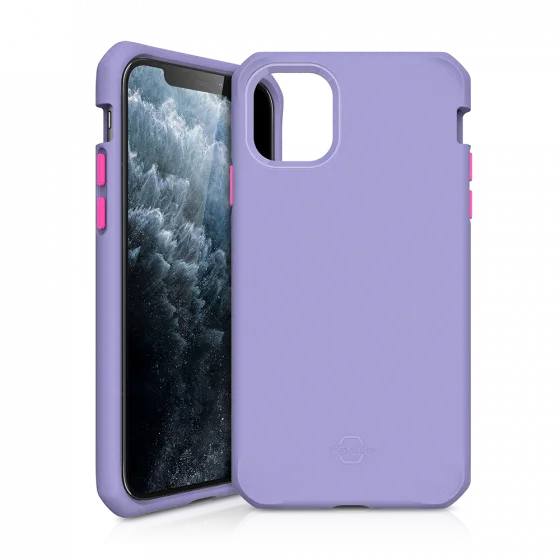 Itskins Supreme Solid iPhone 11 Pro Cover - Light Purple & Fushia - Tashqila