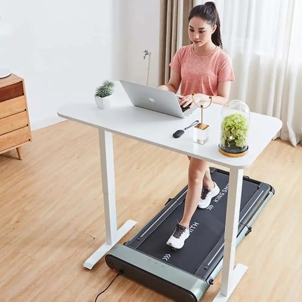 King Smith Smart Height Adjustable Table - Brown - Tashqila