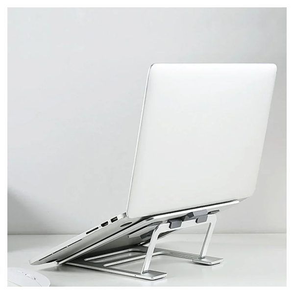 Wiwu Laptop Stand S400 For Macbook & Laptop - Silver - Tashqila