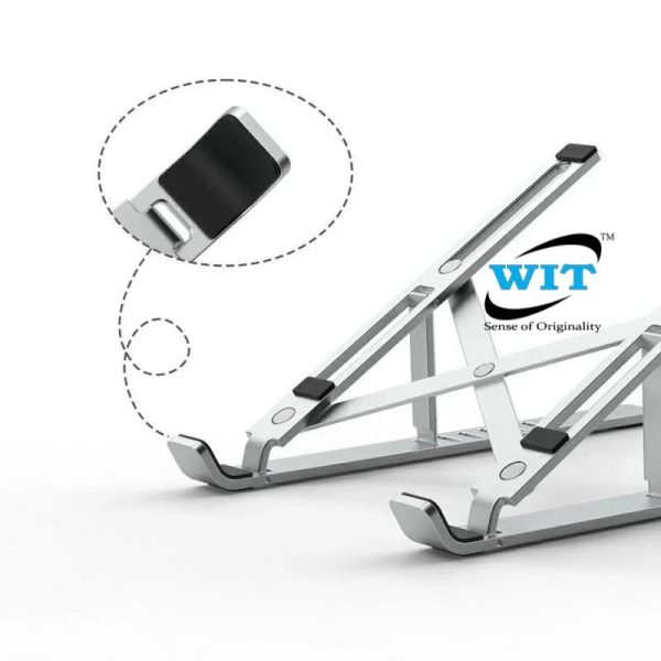 Wiwu Laptop Stand S400 For Macbook & Laptop - Silver - Tashqila