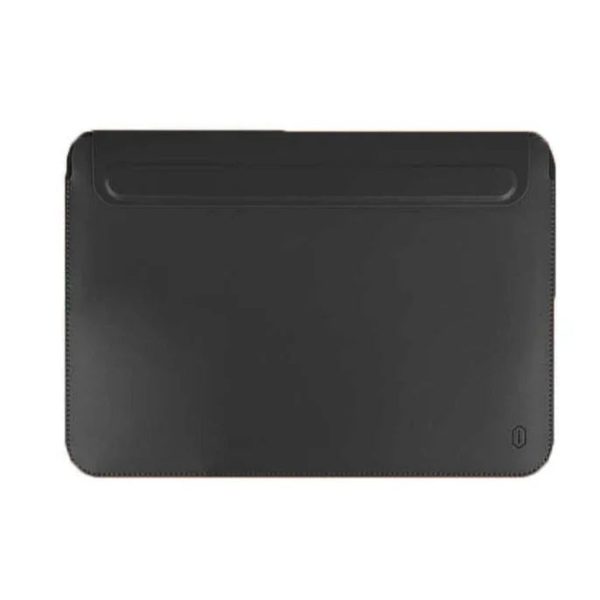Wiwu Skin Pro Slim Stand Sleeve For Macbook 13 - Black - Tashqila