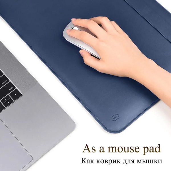 Wiwu Skin Pro 2 Pu Leather Sleeve For Macbook Pro 16 - Blue - Tashqila
