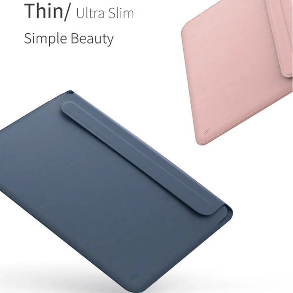 Wiwu Skin Pro 2 Pu Leather Sleeve For Macbook Pro 16 - Pink - Tashqila