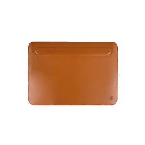 Wiwu Skin Pro Slim Stand Sleeve For Macbook Pro 16 - Brown - Tashqila