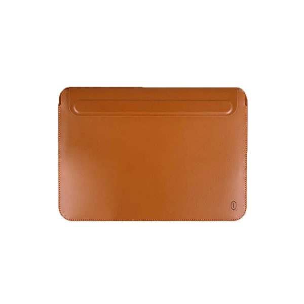 Wiwu Skin Pro Slim Stand Sleeve For Macbook Pro 16 - Brown - Tashqila