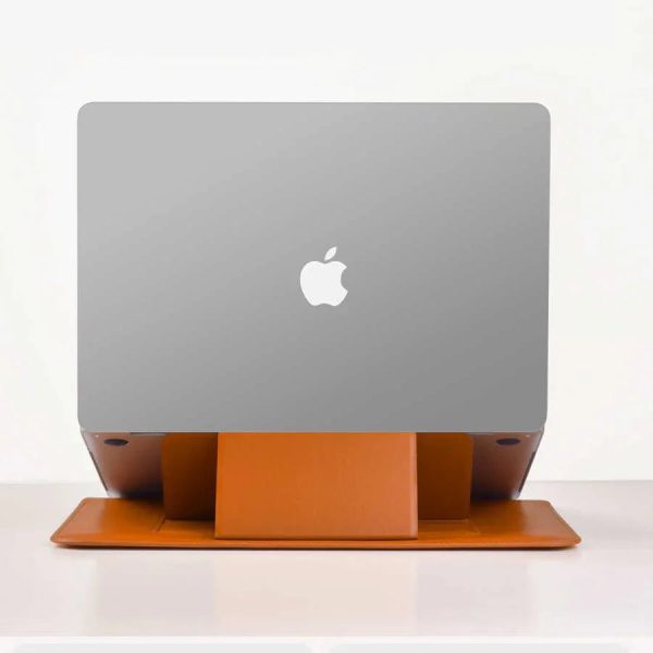 Wiwu Skin Pro Slim Stand Sleeve For Macbook Pro 16 - Brown - Tashqila