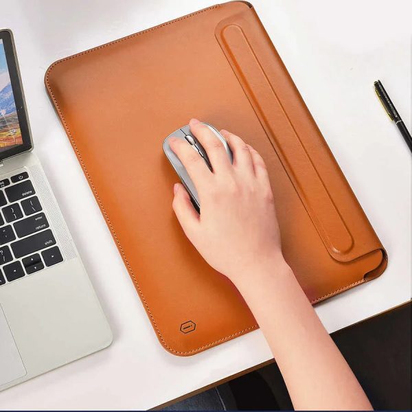 Wiwu Skin Pro Slim Stand Sleeve For Macbook Pro 16 - Gray - Tashqila