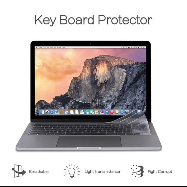 Wiwu Laptop Keyboard Protector For Macbook Air 13 - Clear - Tashqila
