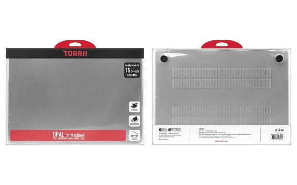 Torrii Opal Series Case for MacBook Air 15.3-inch (M4 & M3 & M2) - Clear