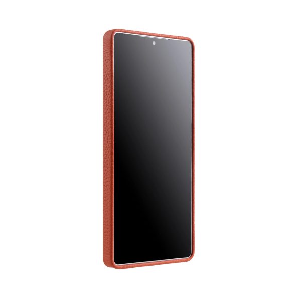 Melkco Samsung S25 Ultra Premium Leather Magsafe Cover - Orange - Tashqila