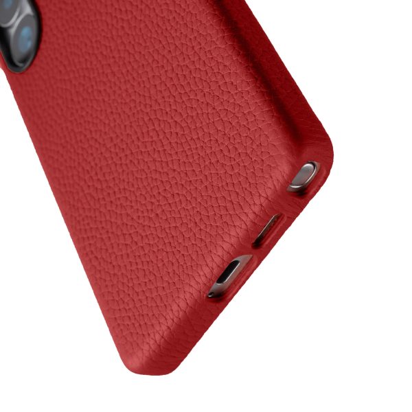 Melkco Samsung S25 Ultra Premium Leather Magsafe Cover - Red - Tashqila