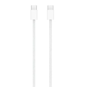 Apple Usb-C To Usb C 60W Made With Woven Cable 1M - White - Tashqila