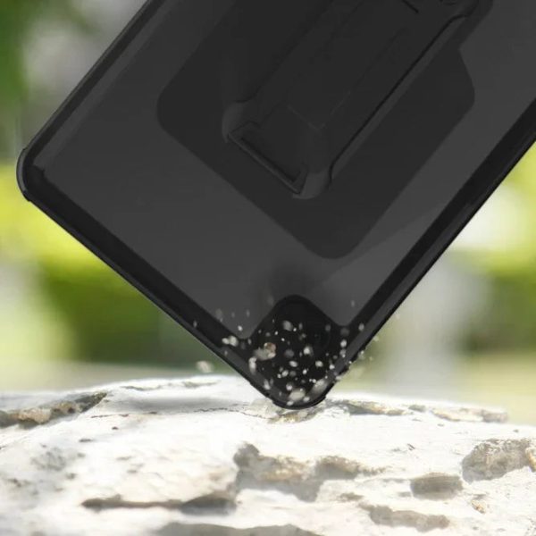Armor-X Mxs Series Case For iPad Pro 11 (2020) iP68 Waterproof Case With Handstrap & Kickstand & X-Mount - Black - Tashqila