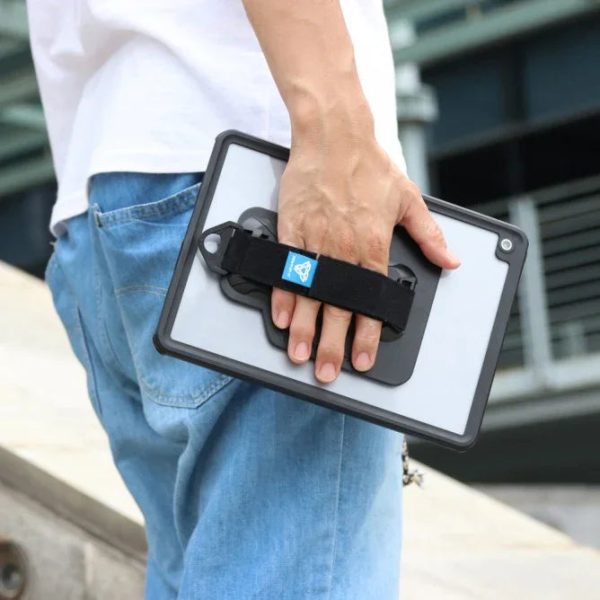 Armor-X Mxs Series Case For iPad Pro 12.9 (2020) iP68 Waterproof Case With Handstrap & Kickstand & X-Mount - Black - Tashqila