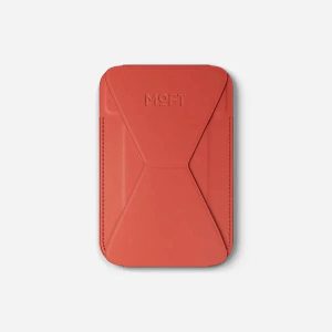 Moft Snap-On iPhone Stand & Wallet - Red - Tashqila
