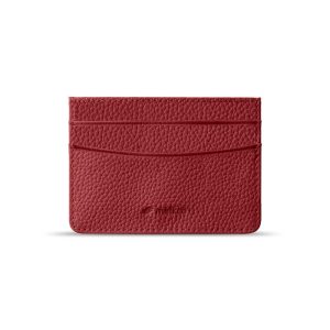 Melkco Card Holder Origin Series Premium Leather - Red - Tashqila