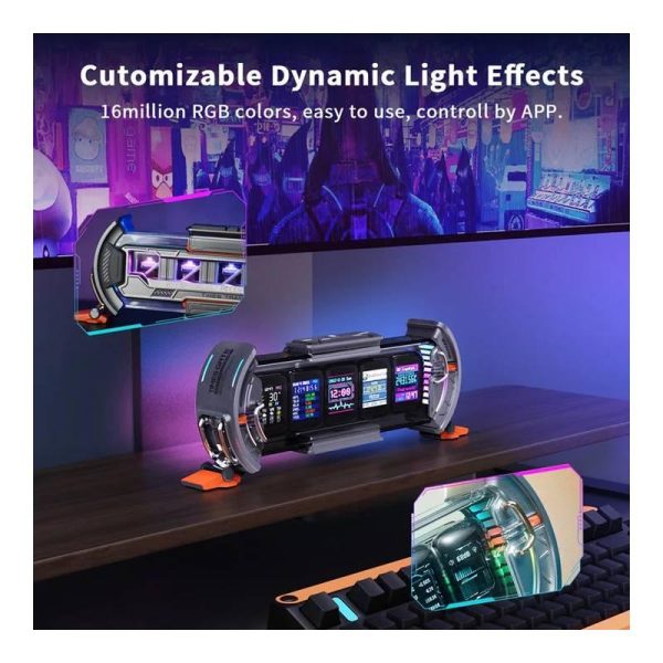 Divoom Times Gate Informative LED Display - Silver - Tashqila